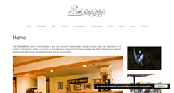 Desktop Screenshot of hotelchateaubleau.com